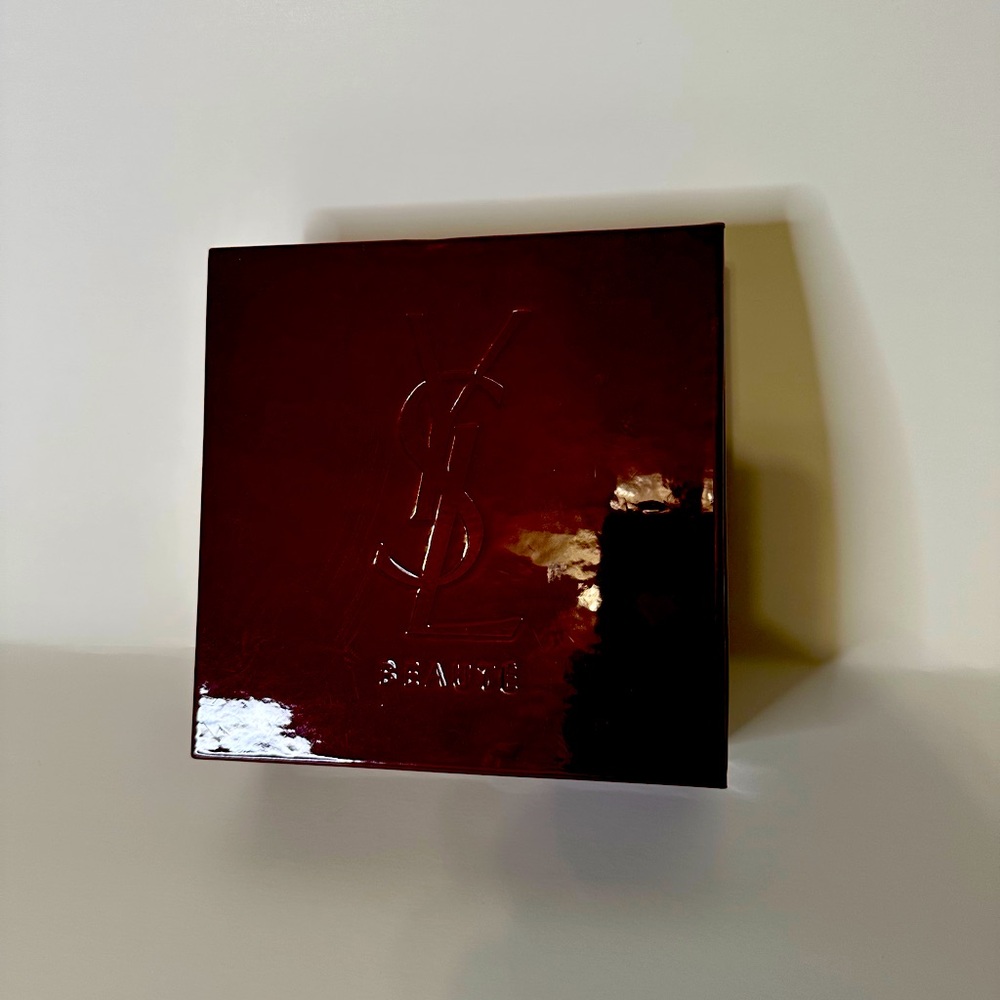 YSL | burgundy box